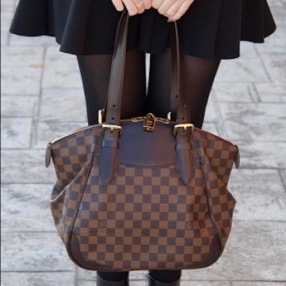Authentic LOUIS VUITTON Damier Ebene Verona MM bag - Picture 5 of 6